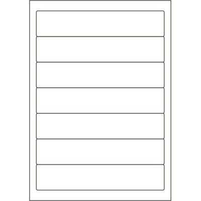 Fehér öntapadós papírcímkék 190x38 mm, A4-es...