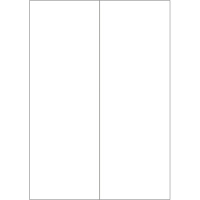 Fehér papír öntapadós címkék 105x297 mm, A4-es...