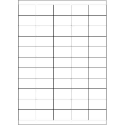 Białe papierowe etykiety samoprzylepne 42x25...