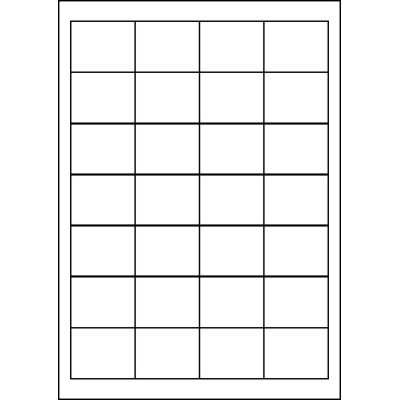 Fehér öntapadós papírcímke 48x38 mm, A4-es...