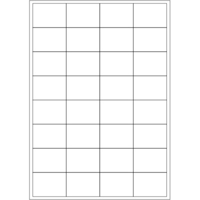 Fehér papír öntapadós címkék 51x36 mm, A4-es...