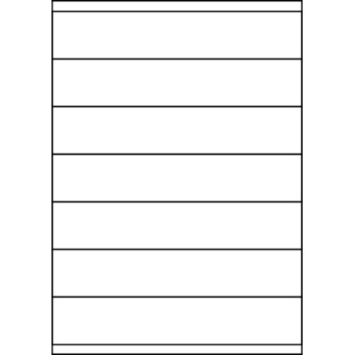 Fehér öntapadós papírcímkék 210x40 mm, A4-es...