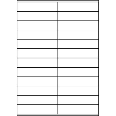 Etichete autoadezive din hârtie albă 105x24 mm,...