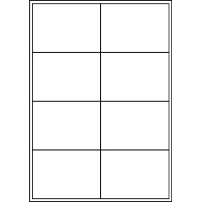 Białe papierowe etykiety samoprzylepne 101x72...