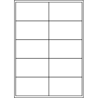 Etichete autoadezive din hârtie albă 101x57 mm,...