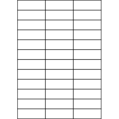 Fehér öntapadós papírcímke 70x24,74 mm, A4-es...