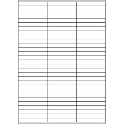 Fehér öntapadós papírcímkék 70x10 mm, A4-es...