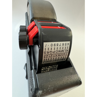 Pistol de preț Blitz S16/A, două linii cu alfabet, pentru etichete Contact 25x16 mm