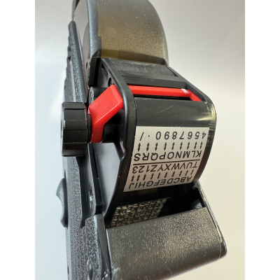 Pistol de preț Blitz S10/A, linie simplă cu alfabet, pentru etichete de contact 26x12 mm