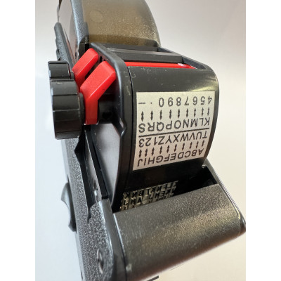 Pistol de preț Blitz C20/A, două linii cu alfabet, pentru etichete Contact 25x16 mm