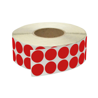 Punct de fixare autoadeziv 30 mm, roșu, rolă de...